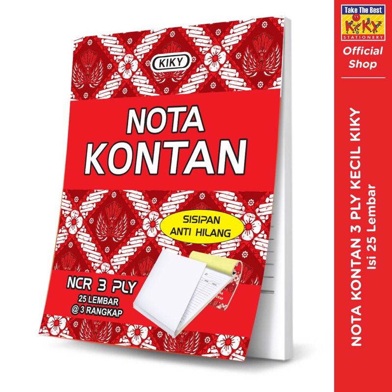 

1 Pack 10 Pcs!! NOTA KONTAN KIKY KECIL 3 Ply