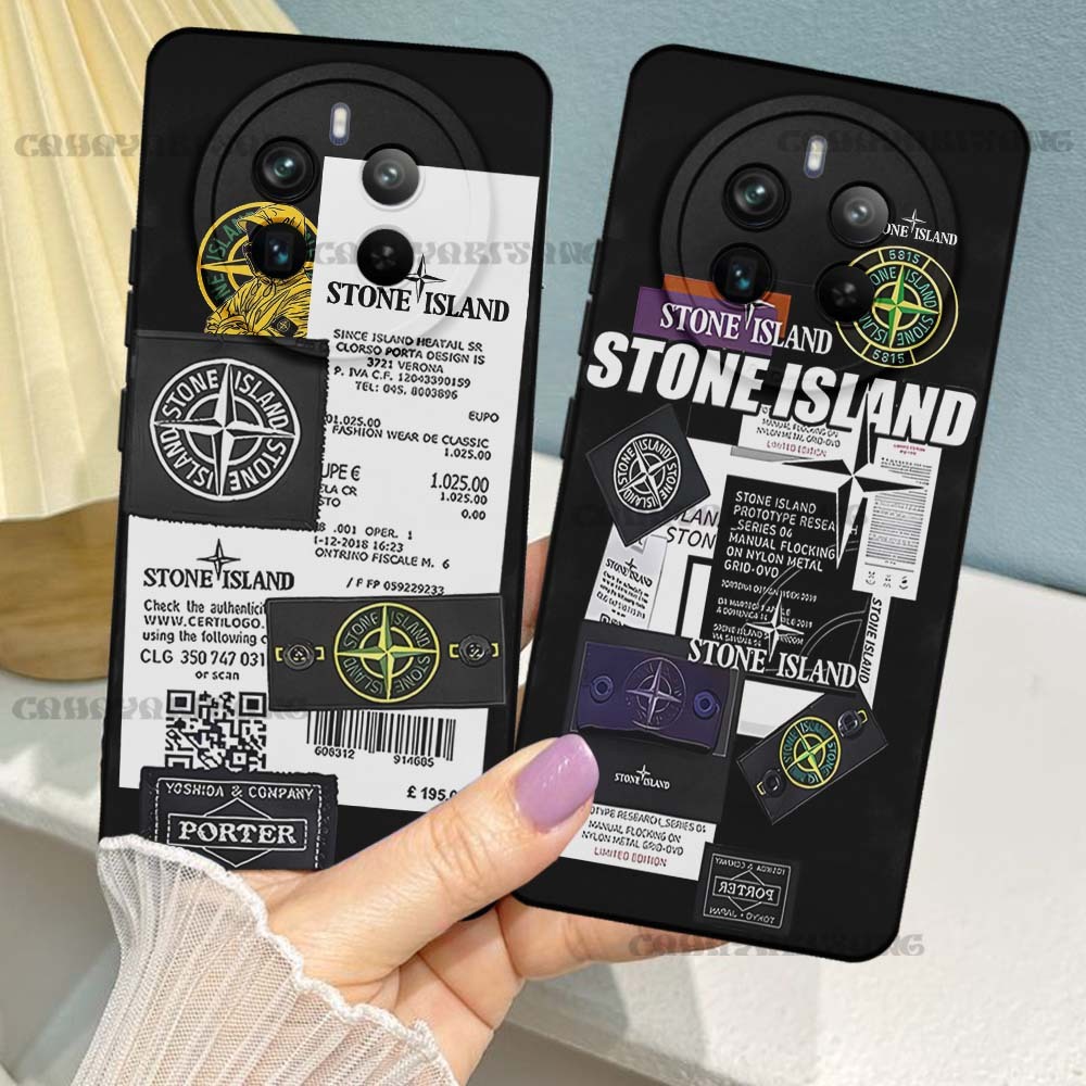 SOFTCASE REALME 12 PRO GAMBAR STONE ISLAND CASE PELINDUNG HANDPHONE - CASE KEKINIAN - CASE KEREN - C