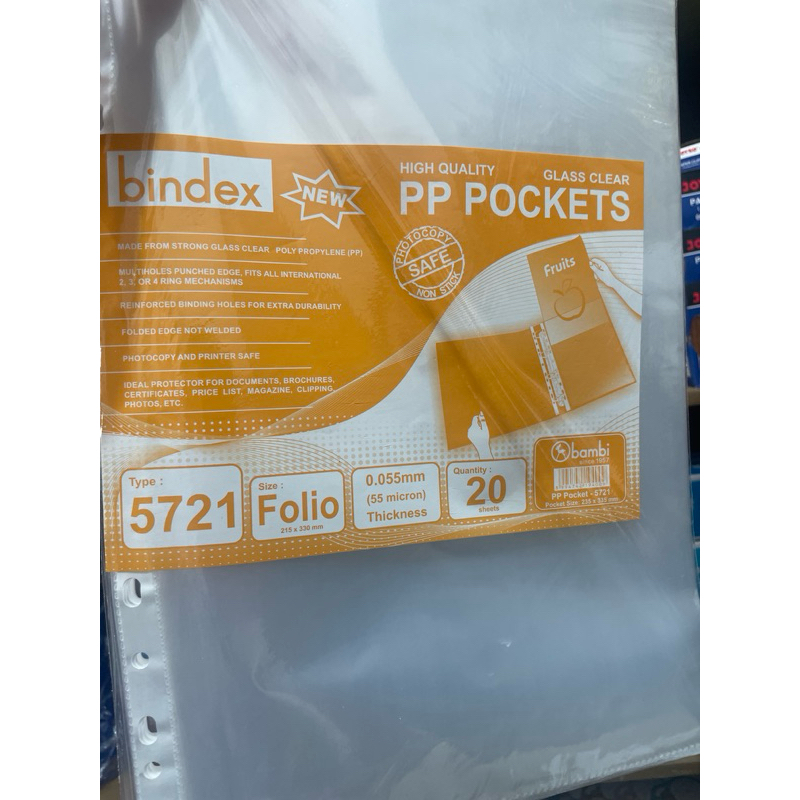 

PP Pockets size Folio