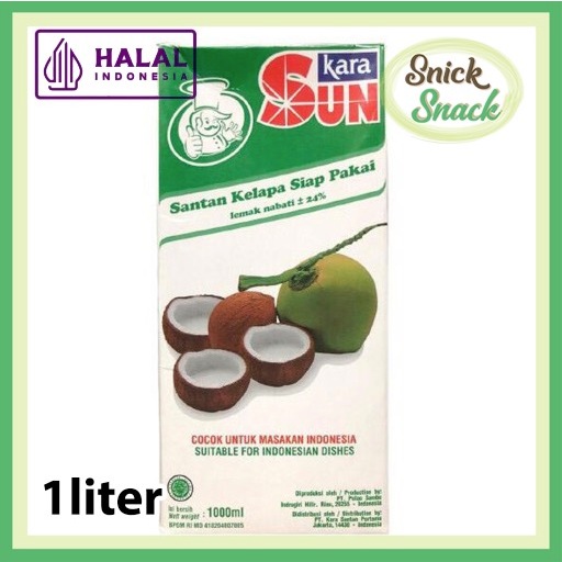 

Sun Kara Santan 1 Liter Coconut Cream Lemak Nabati 24%