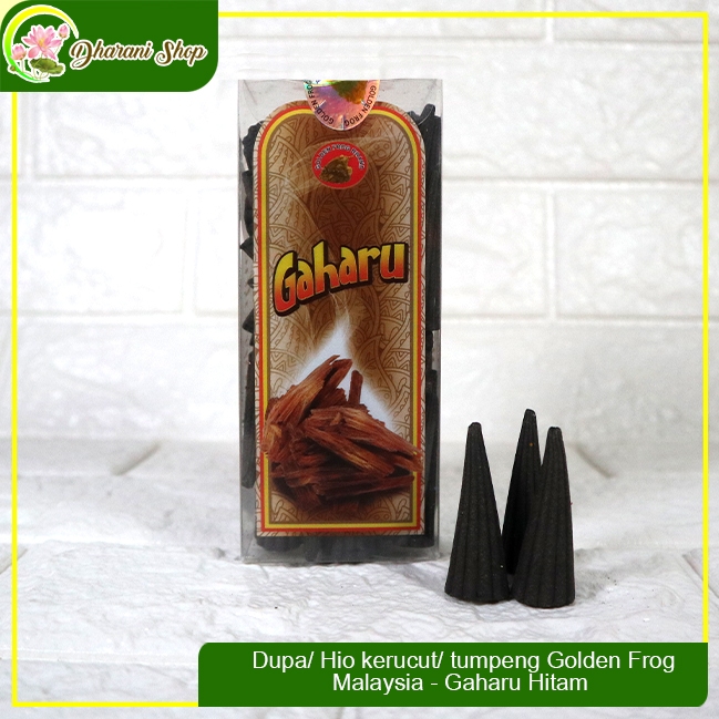 Dupa Hio Buhur Kerucut Cone Golden Frog Malaysia - Gaharu hitam
