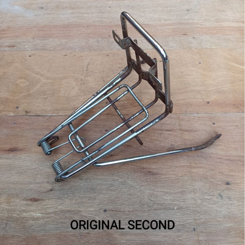 Keranjang Bagasi Rak Jepit Depan Honda Astrea Grand Bulus Impresa Sabit Original Second