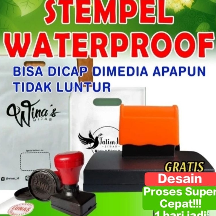 

KODE P46K Stempel Plastik Jumbo stempel kardusstempel Permanentstempel Termurahstempel viral