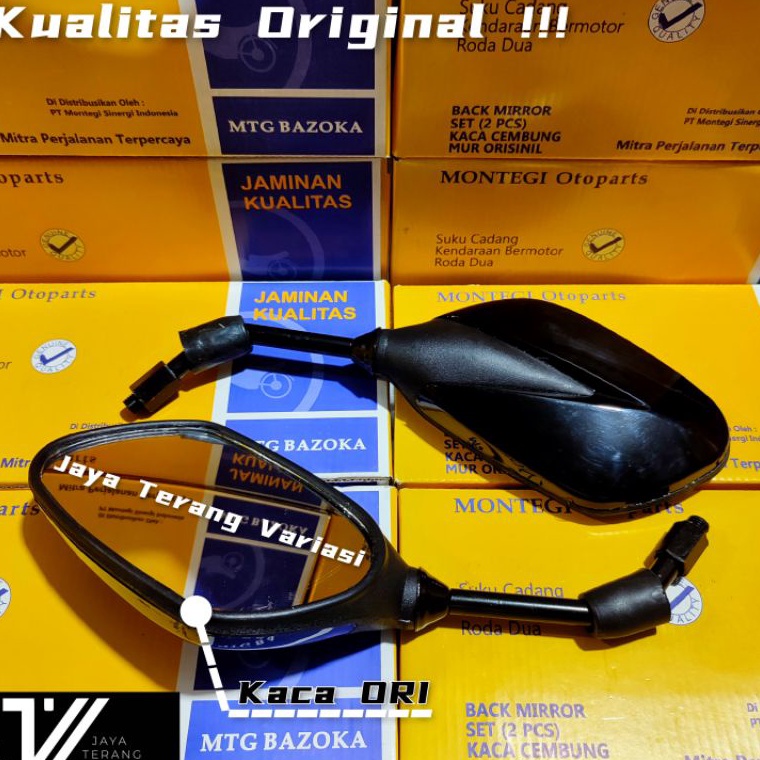 SPION SUPRA X 125 STANDART ORI MONTEGI KACA ORIGINAL  Spion Supra x 125  spion Supra  kaca spion sup