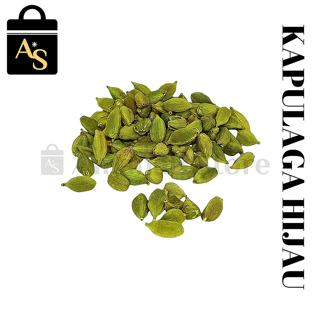 

Kapulaga Hijau India Original India Cardamom (Green Cardamom) 50 Gram