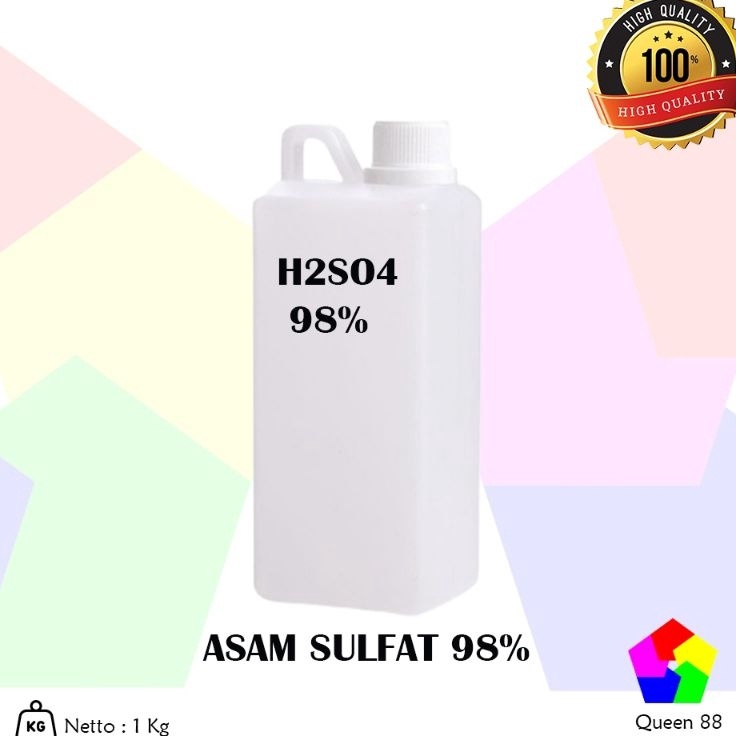 DiSkon  Asam Sulfat  H2SO4 98 1KG murah