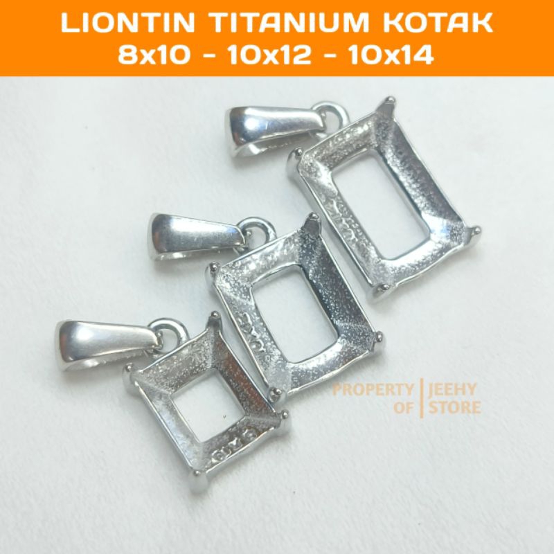 RING LIONTIN TITANIUM GIGI KOTAK