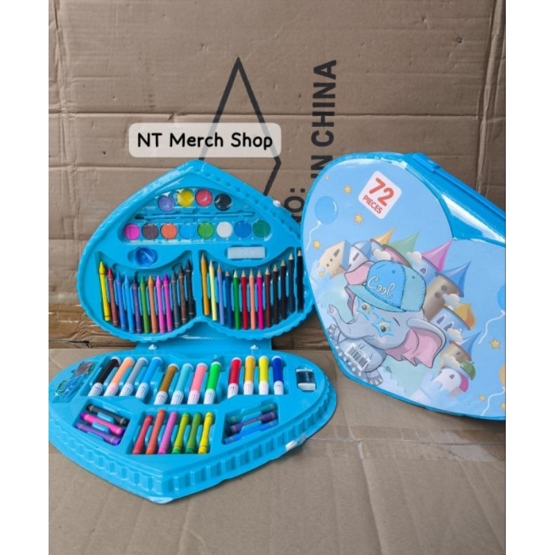 

( Gratis Ongkir ) - NT Merch Shop Crayon set 72pcs - Crayon Set Murah - Crayon anak set / Crayon anak 72pcs - Crayon set love 72pcs