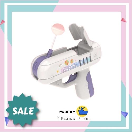 Mainan Pistol Permen Lollipop Candy Gun Tembakan Lolipop Permen Lollipop Gun Mainan Anak Pistol Perm