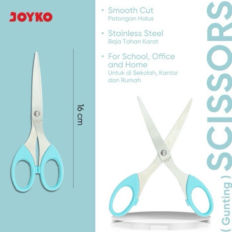 

Gunting Scissors Joyko SC-838PTL PASTEL COLOR