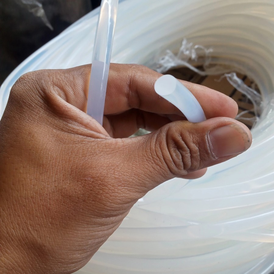 Oring cord silikon padat 6mm meteran o-ring solid seal Silicone bulat tahan panas 6 mm