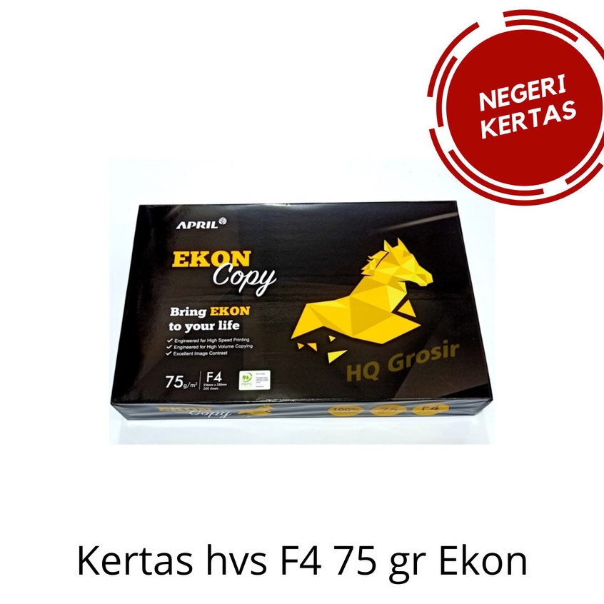 

Diskon sd 7 Kertas HVS F4 75 gram Ekon