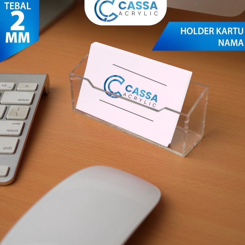 

Hadir Terkini CASSATEMPAT KARTU NAMA AKRILIK NAME CARD HOLDER ACRYLIC