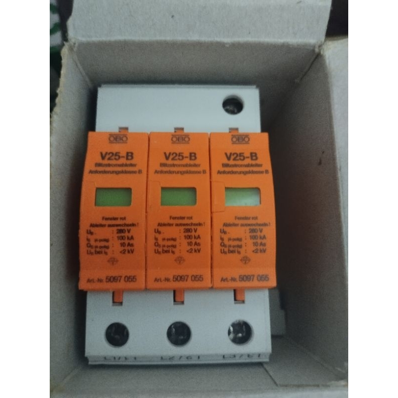 arrester OBO V25 275V 3phase
