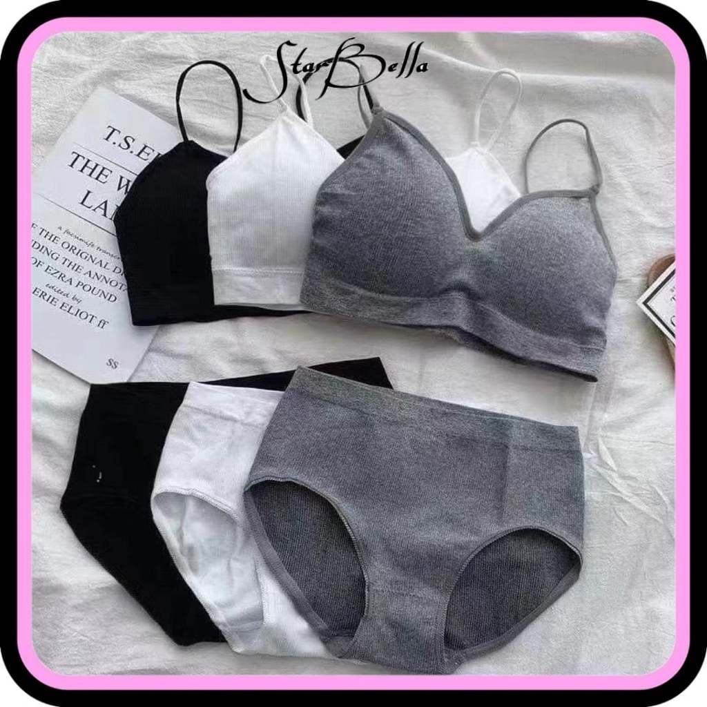 pakaian dalam wanita setelan bra celana renda original impor lace nylon spandex pakaian dalam bra wa