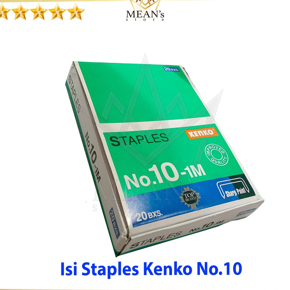 

Paling Laris Isi Staples Kenko No1 Reffil Stapler No 1 Isi Hekter HD 1