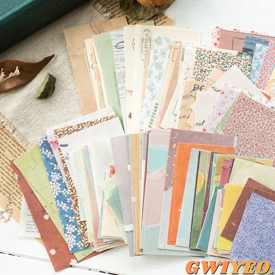 

Hadir Terkeren 6 Lembar Kertas Vintage Scrapbook Dekor Journal Jurnal DIY