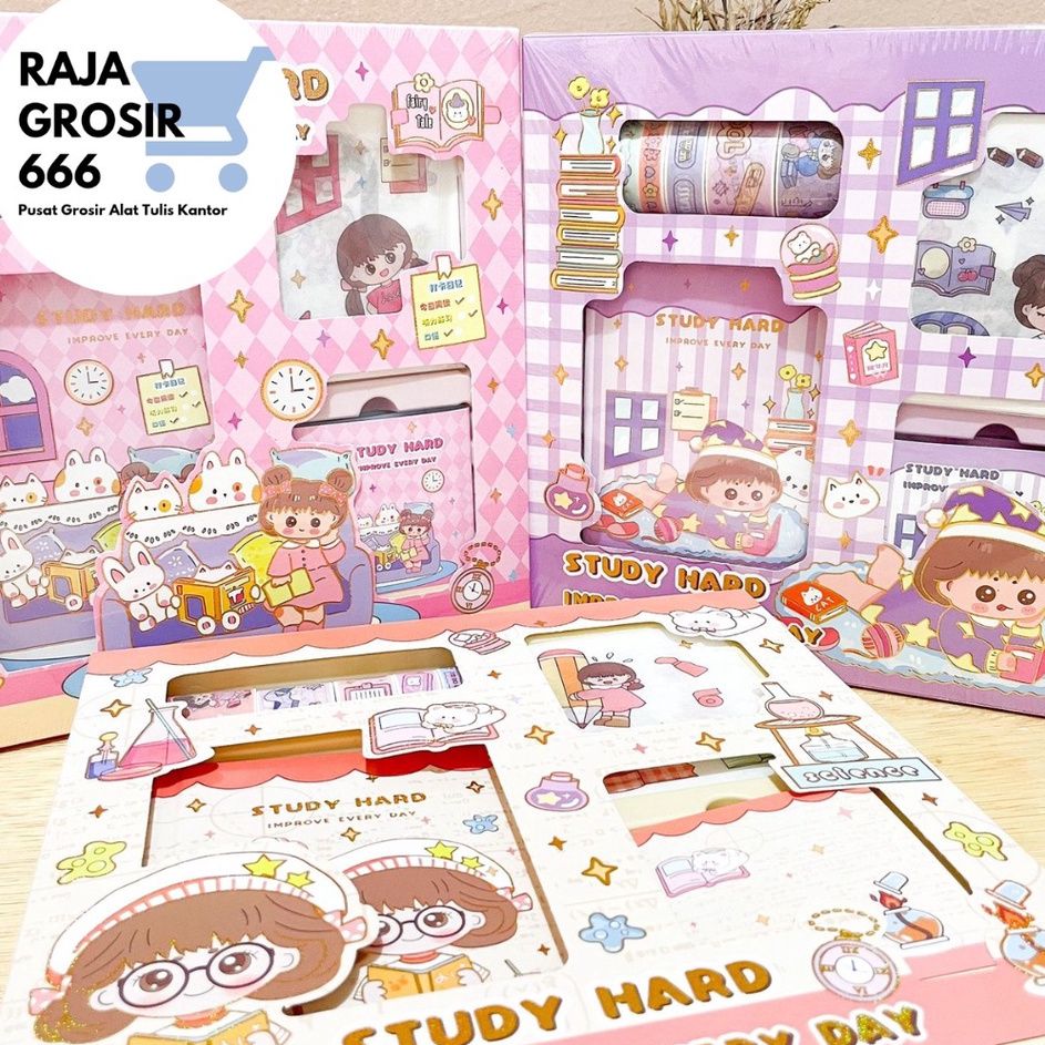 

Update Pilihan JURNAL 4 IN 1 KODE S1 STUDY HARD WASHI TAPE STICKERSTICKY NOTESNOTEBOOK A5