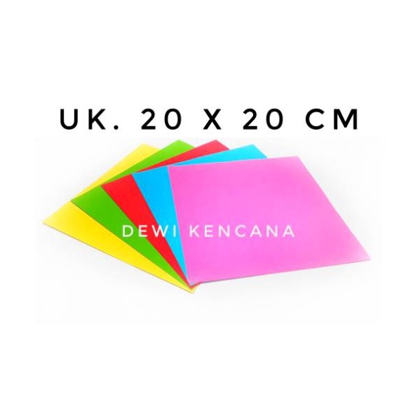 

Top Promo Kertas Origami Bolak Balik Uk 2x2 cm Merk Forte 1 Pak isi 25 Lembar