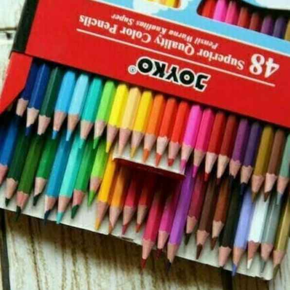 

Produsen Resmi Pensil Warna Joyko 48 Warna Color Pencil Joyko