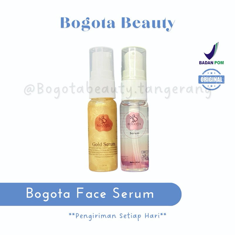 [PENGIRIMAN SETIAP HARI] Face Serum by Bogota Gold Brightening Serum Bogota Beauty Skincare Serum Wa