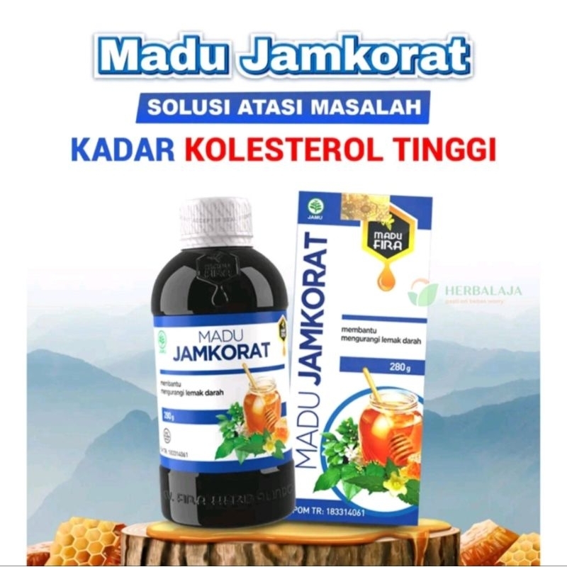 Madu Jam Korat Obat Kolestrol Asam Urat 100% Asli Bpom