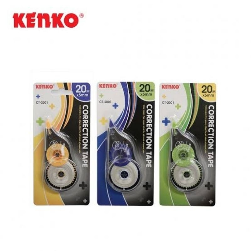 

(Pcs) Tip-ex Kertas Kenko CT-2001 Correction Tape 20m x 5mm