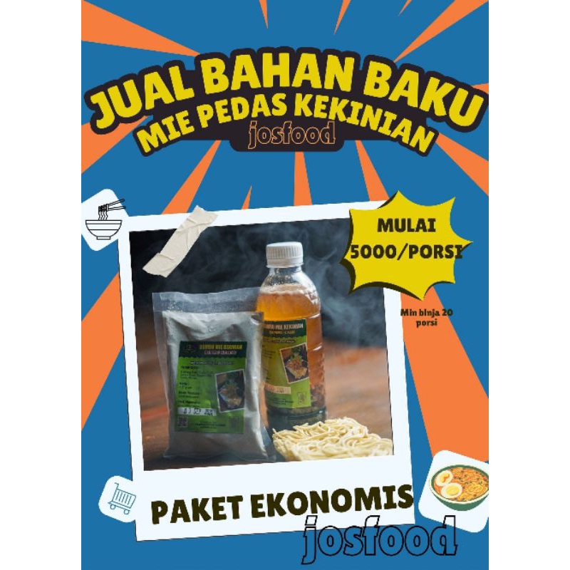 

BAHAN BAKU MIE PEDAS KEKINIAN