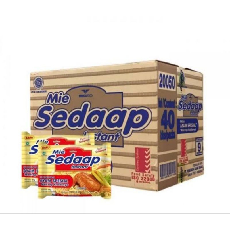 

mie instan sedap ayam spesial/murah/1 box isi 40/halal