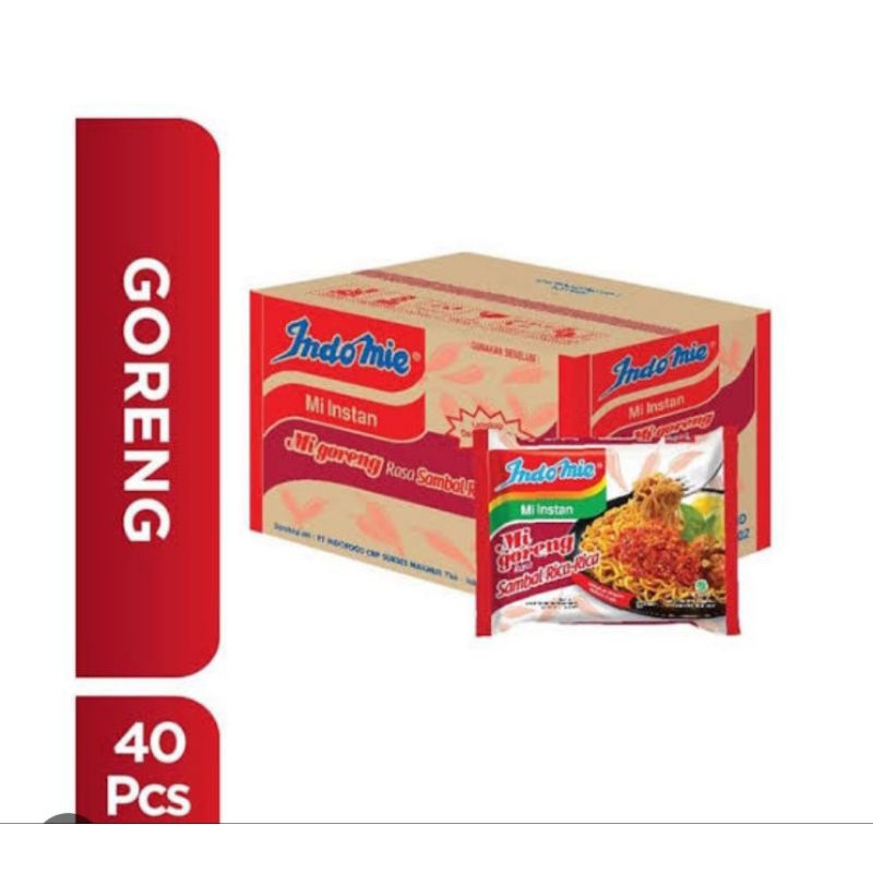 

mie instan goreng sambal Rica-rica/halal/1 box
