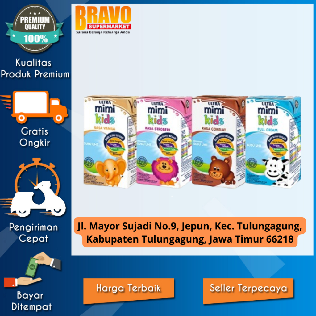 

Bravo Supermarket Tulungagung - Susu UHT ULTRA MIMI 125 ml