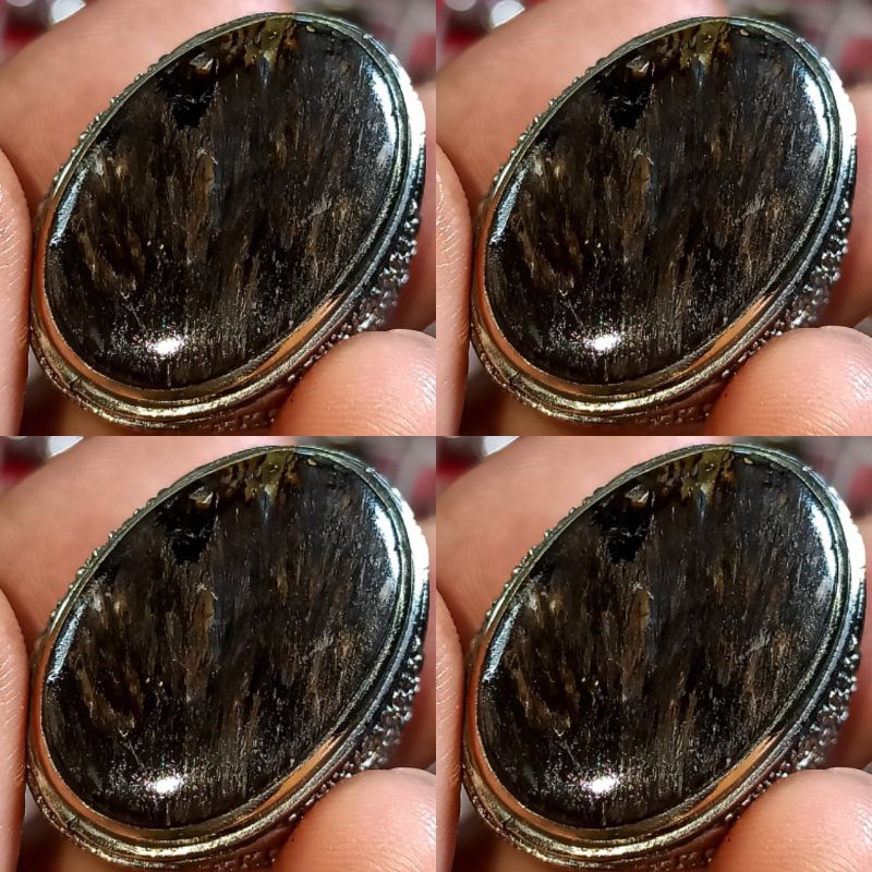 batu akik bulu macan lumajang