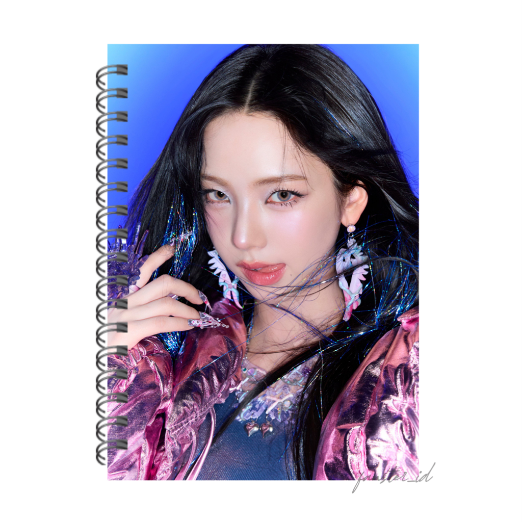 

Notebook Spiral Ring Aespa Bebas Custom Gambar