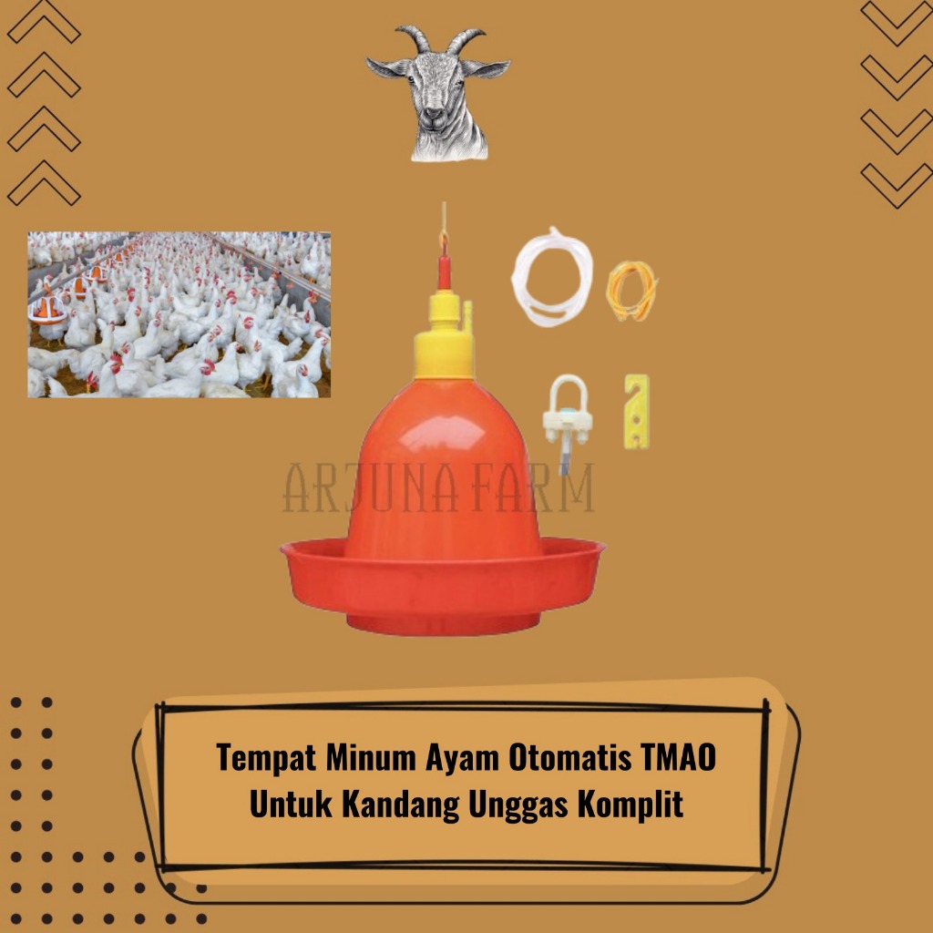 Tempat Minum Ayam Otomatis TMAO Nipple Ayam Broiler