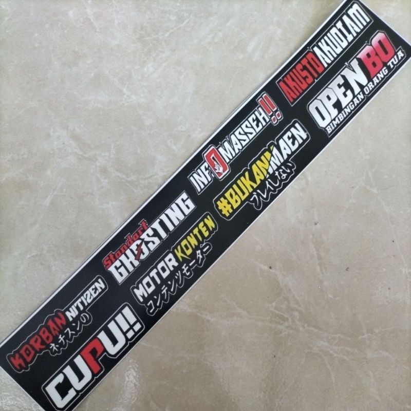 

STIKER KATA KATA | STIKER PACK | STIKER CROMO