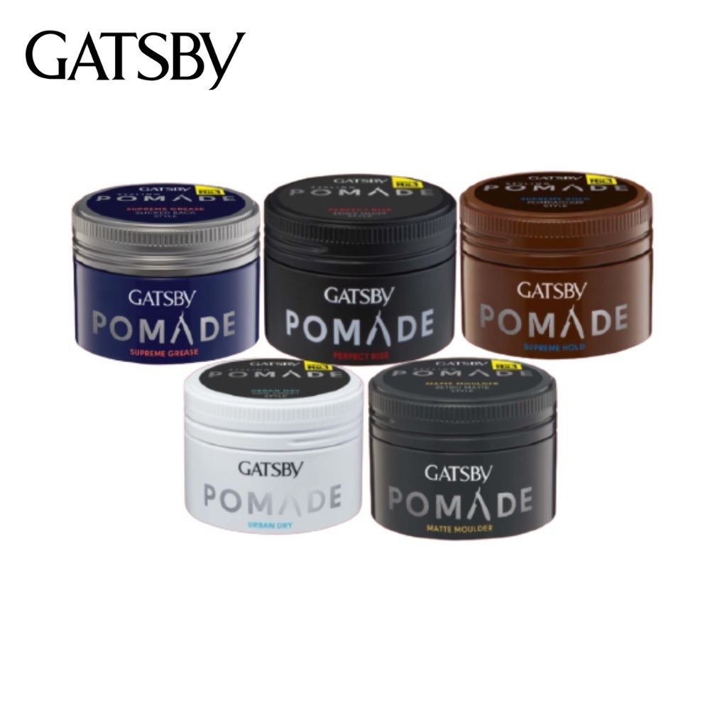 GATSBY STYLING POMADE 80g 75g 30g | GATSBY HAIR STYLING POMADE | GATSBY POMADE | MINYAK RAMBUT GATSB
