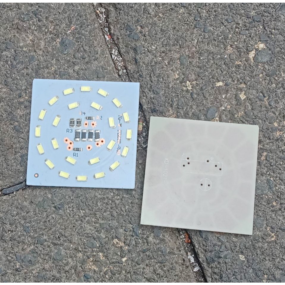 DIY LED 24 AC PCB Fiber tanpa Elko & Kapasitor