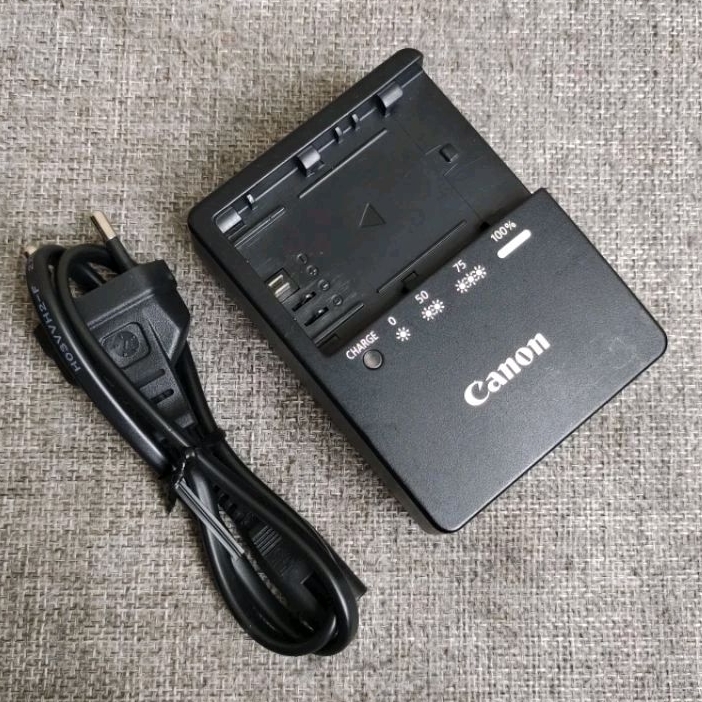 Canon LC-E6 Original Charger for LP-E6 Baterai Kamera Eos 5D 6D 7D 60D 70D 80D