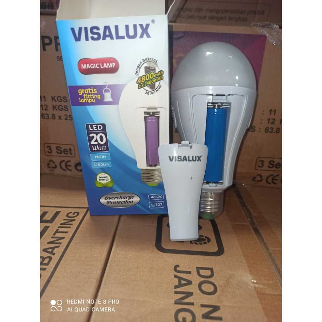Lampu Emergency Visalux magic Lamp AC / DC Emergency 20w Visalux