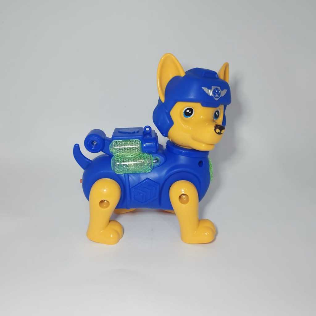 Mainan Anjing Paw Patrol Robot Hewan Berjalan Lampu Musik / Paw Patrol Toys