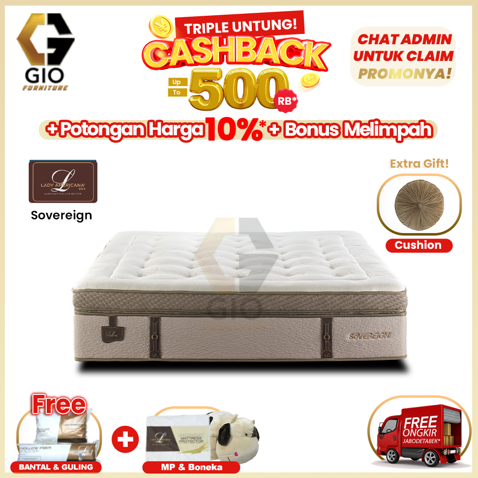 Kasur Lady Americana Sovereign / Lady Americana Spring Bed Sovereign ( Mattress Only )