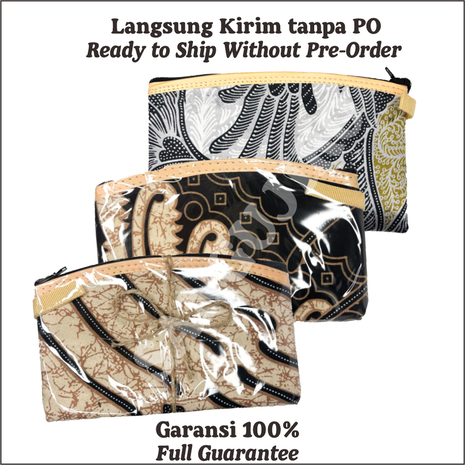 Isi 20 Pouch batik ukuran 16 x 10 cm dompet batik souvenir pernikahan dompet batik khas jogja harga 
