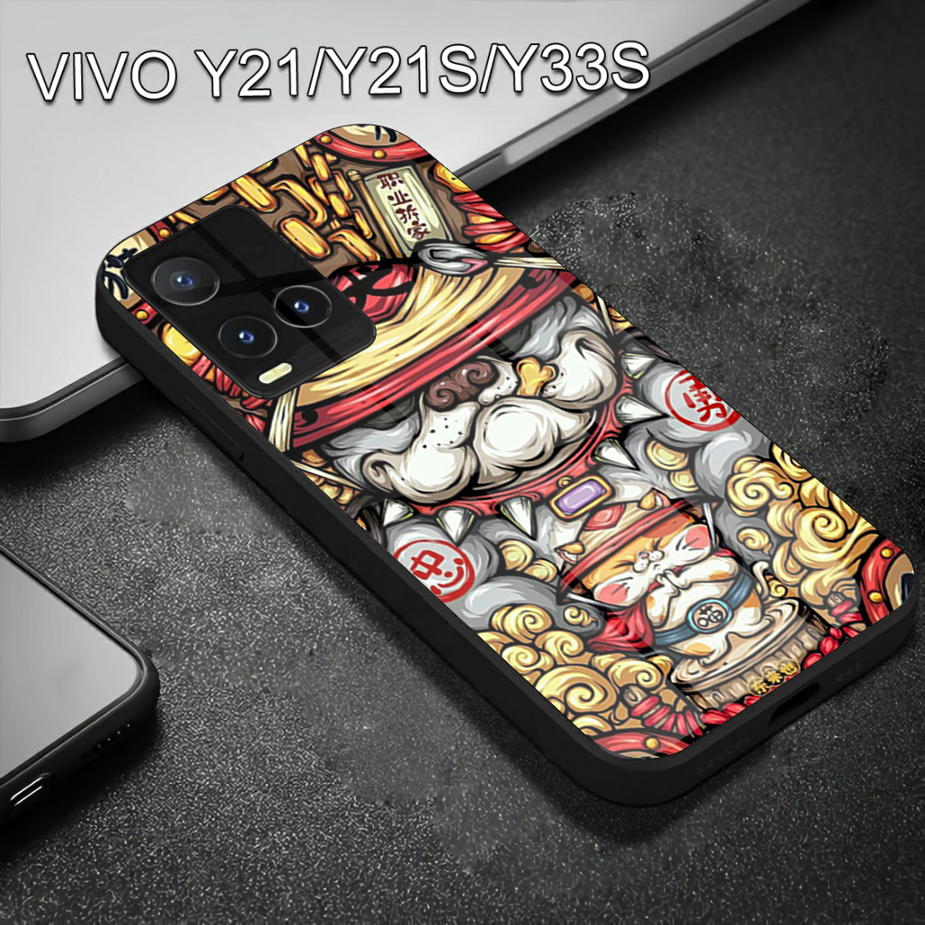 SoftCase Glass Kaca VIVO Y21,Y21S,Y33S SoftCase Glass Casing HP VIVO Y21,Y21S,Y33S (H01)