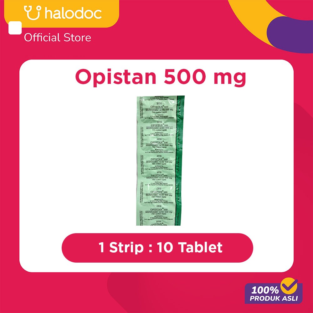 Opistan 500 Mg 10 Kaplet