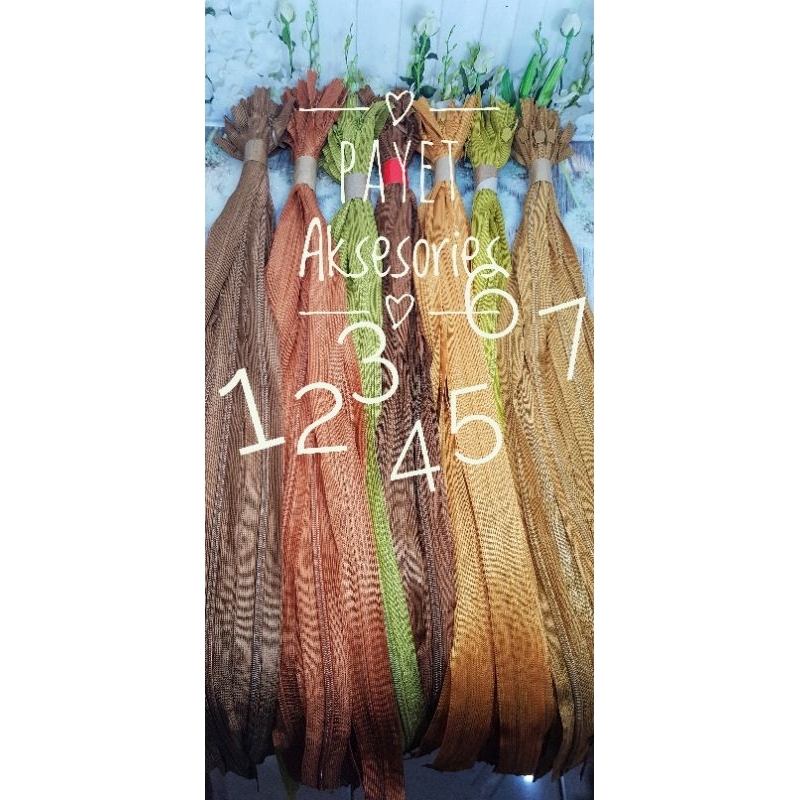 Sleting jepang 50 cm per lusin