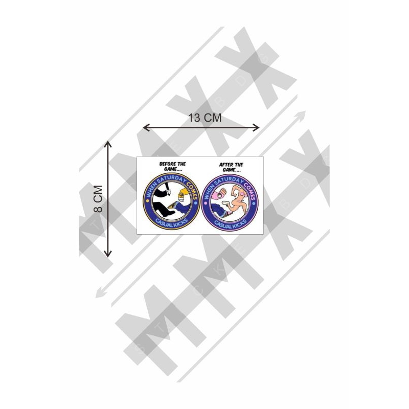 

stiker casual//hooligan football print&cut