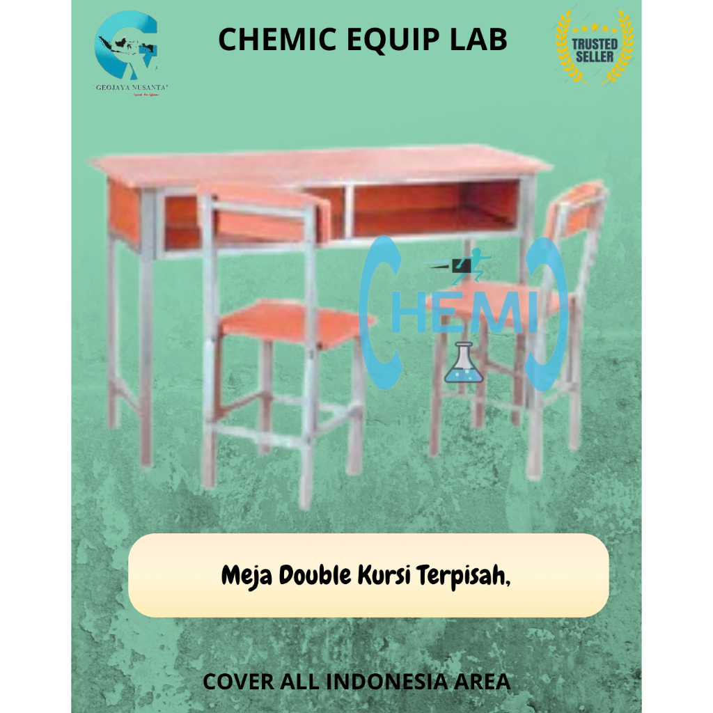 

Meja Double Kursi Terpisah, "MDKT-SMA