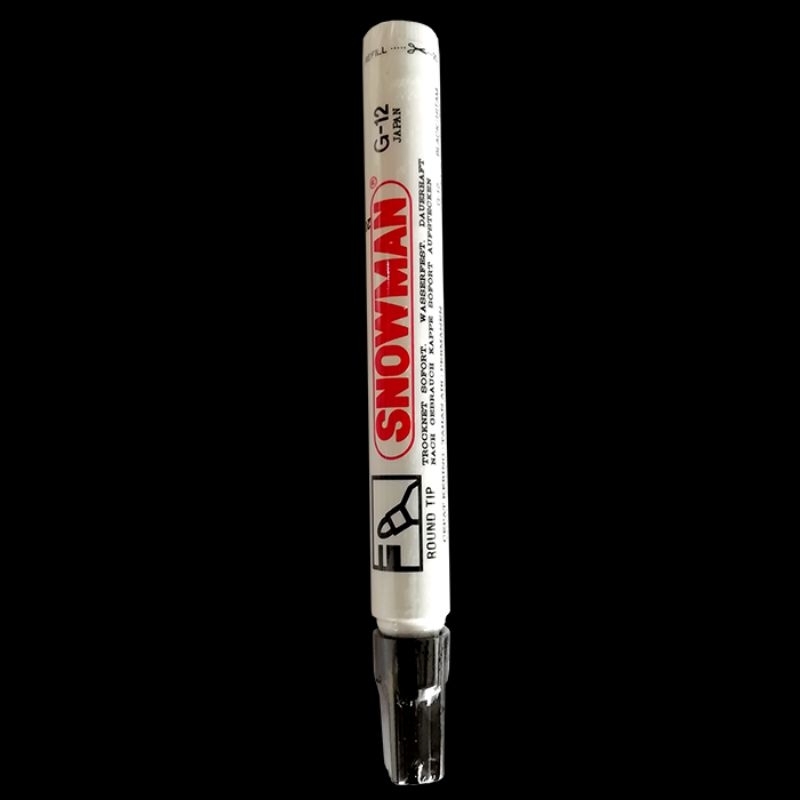 

spidol / permanent marker snowman hitam / black