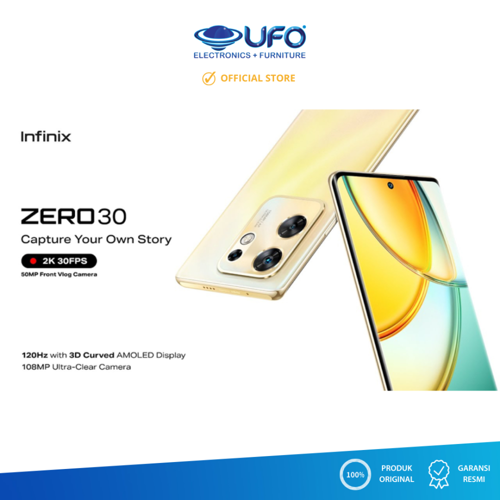 INFINIX HANDPHONE ZERO 30 4G RAM 8/256GB GOLD