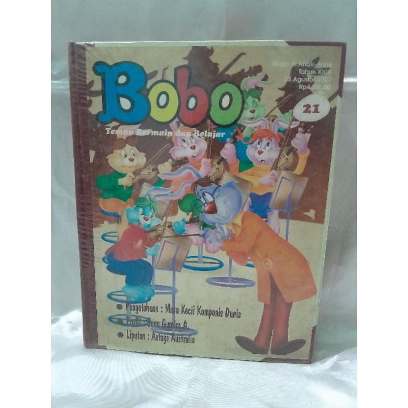 Bobo bundel agustus sampai oktober 2001